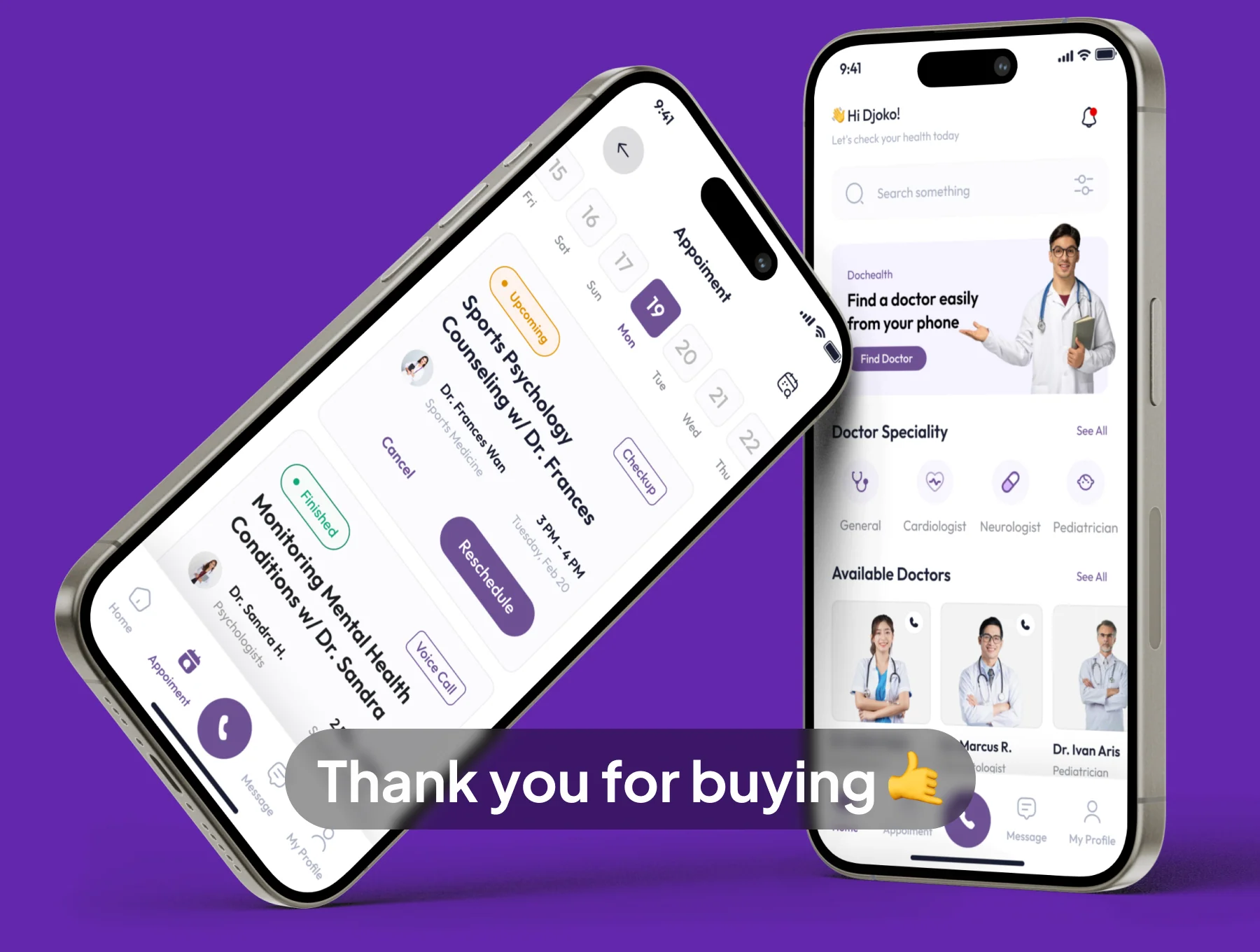 Healio - Medical & Health App UI Kits 6