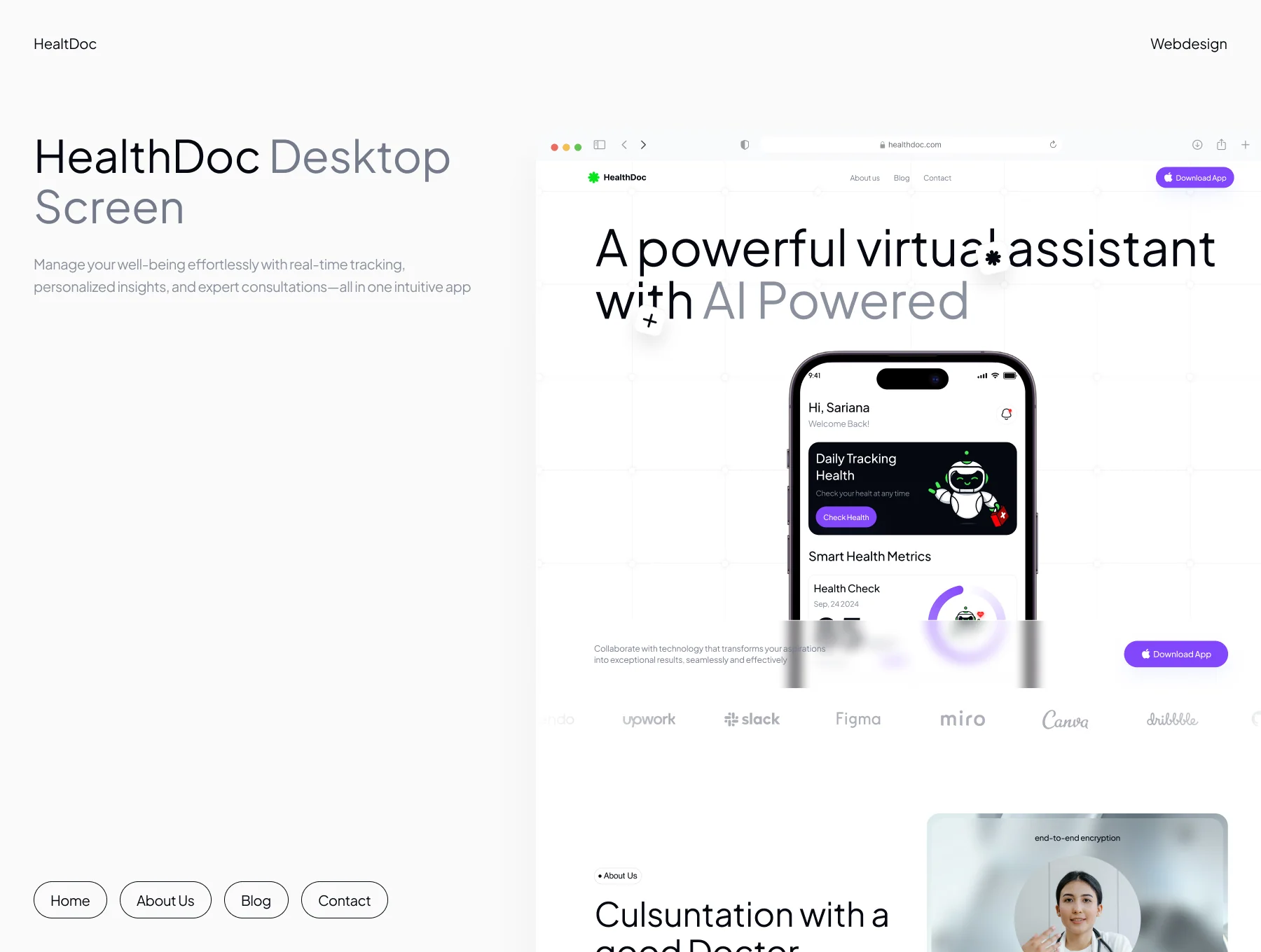 HealtDoc - Website 2