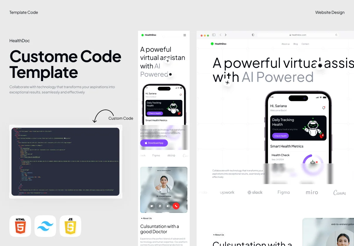 Health Doc Template HTML