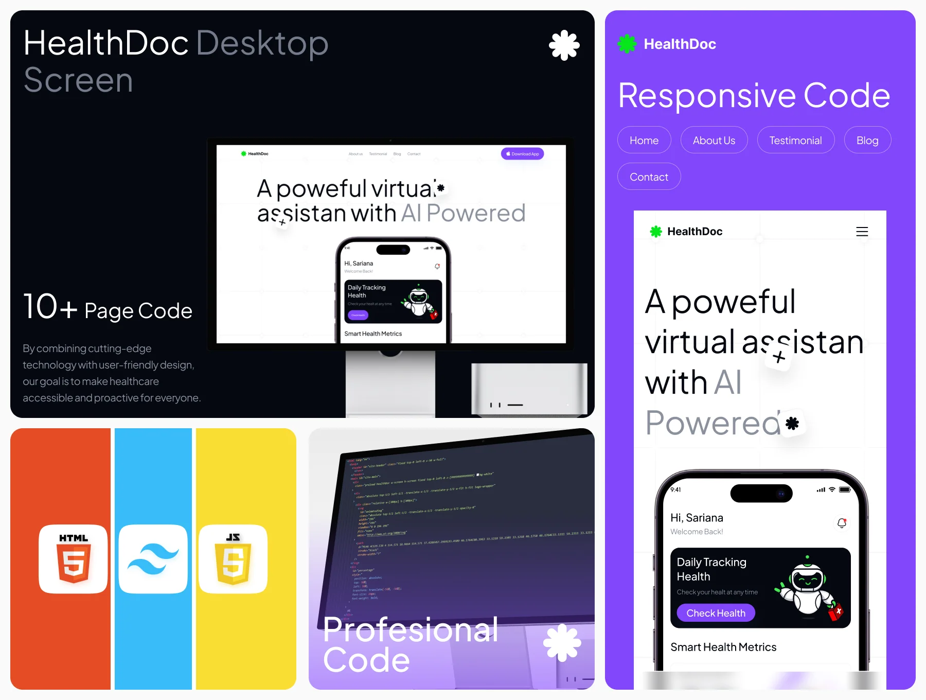 Health Doc Template HTML 3