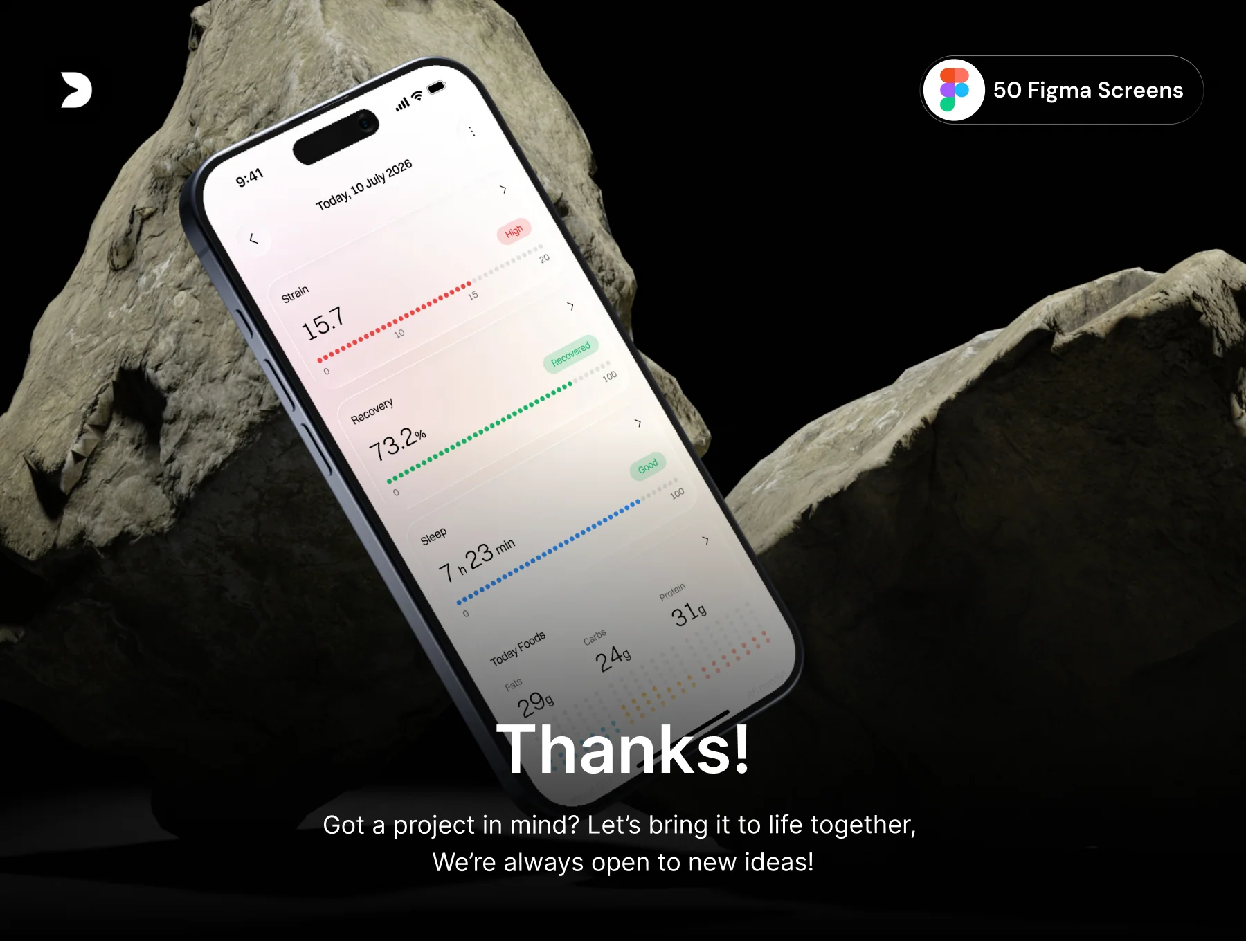 Health & Fitness AI Mobile UI Kit – 100 Screens (Light & Dark) 7