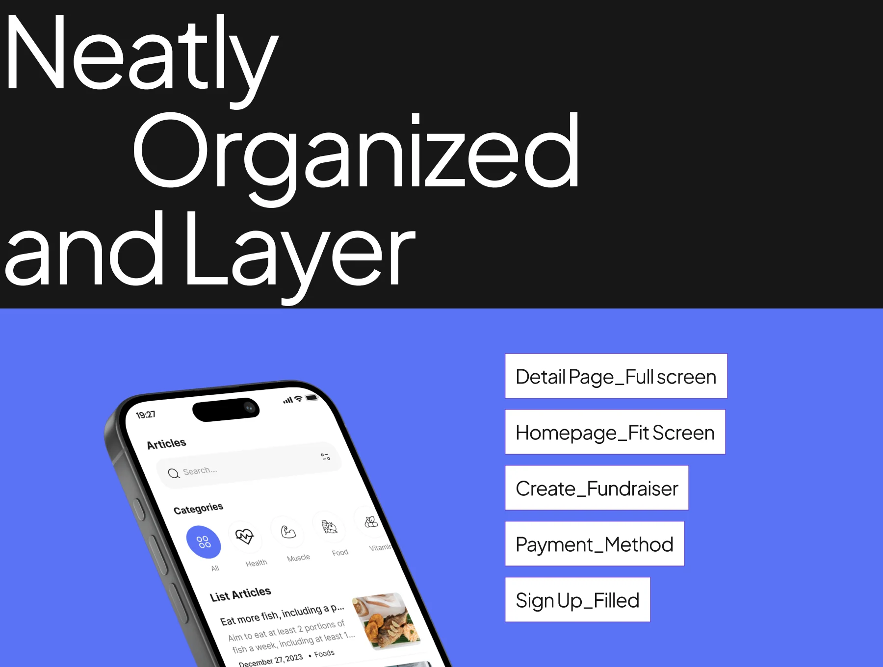 Health Monitoring UI Kit 4