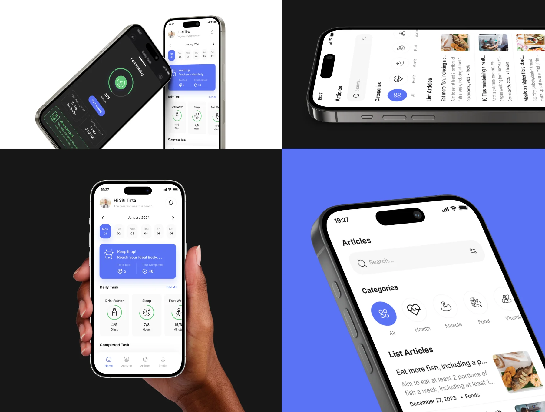 Health Monitoring UI Kit 7