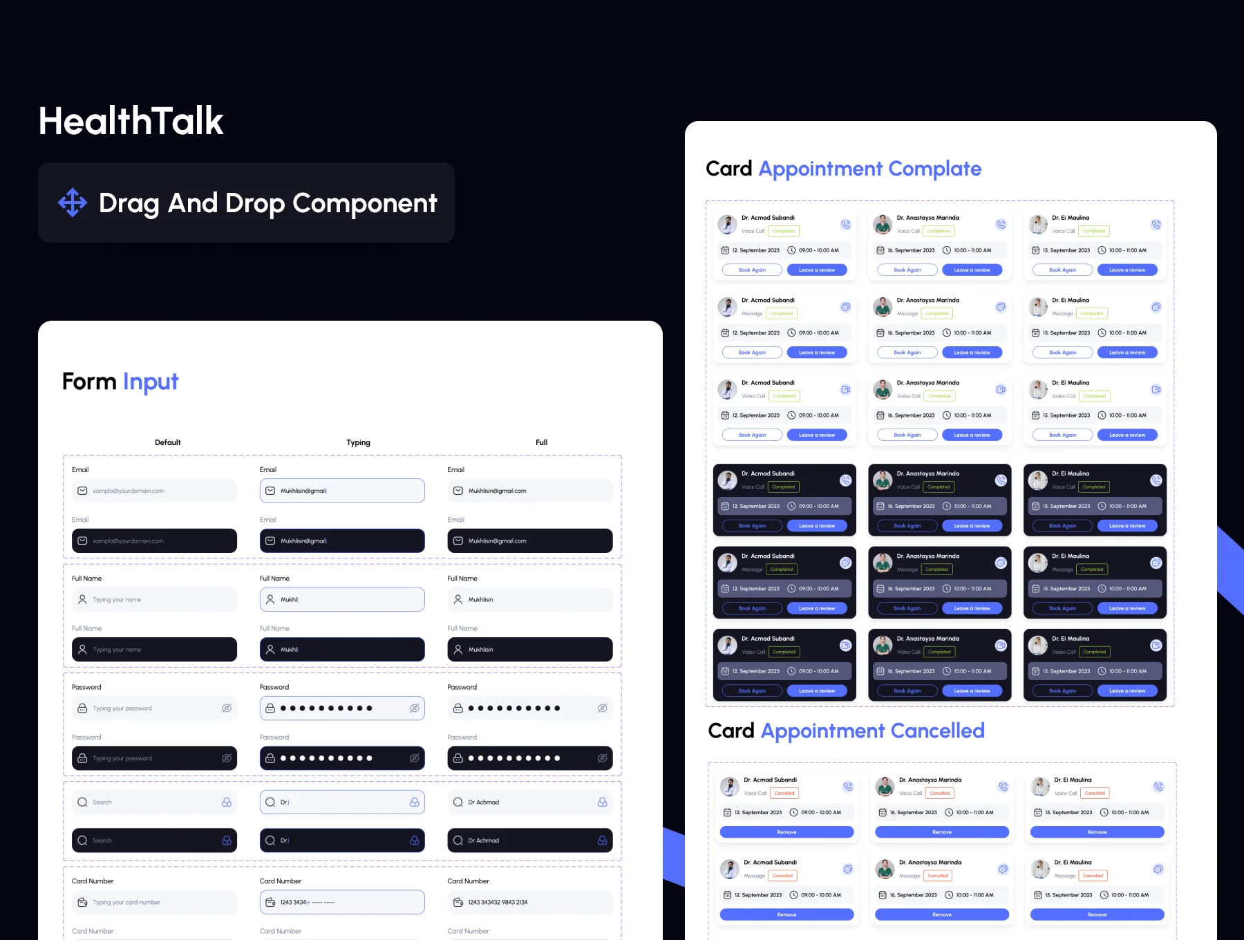 Health Talk - Doctor Appointment Mobile App UI KIT 4
