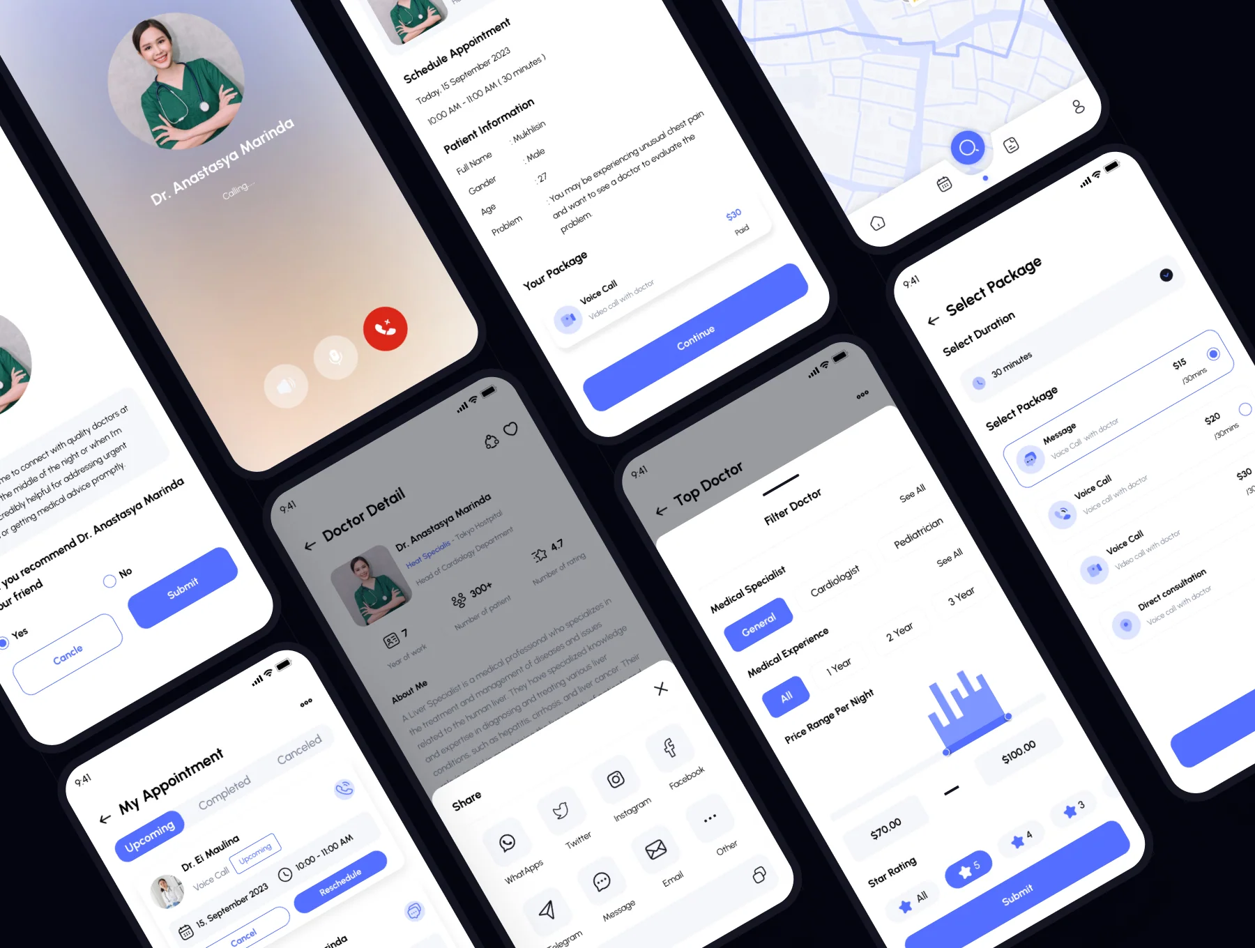 Health Talk - Doctor Appointment Mobile App UI KIT 6