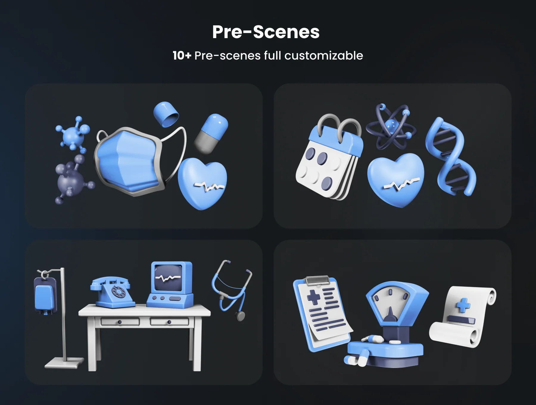 Healthcare 3D Icons 3