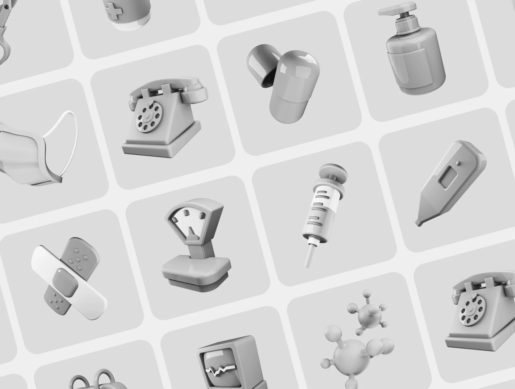 Healthcare 3D Icons 7