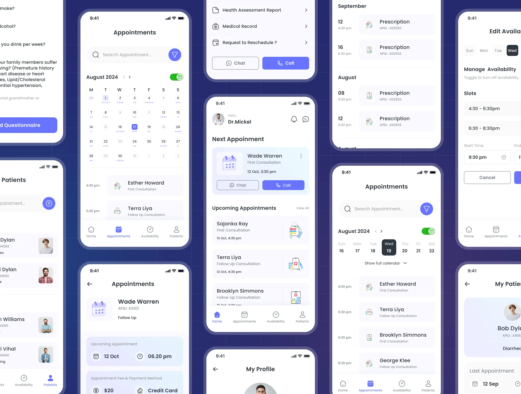 Healthcare App UI Kit Design 3
