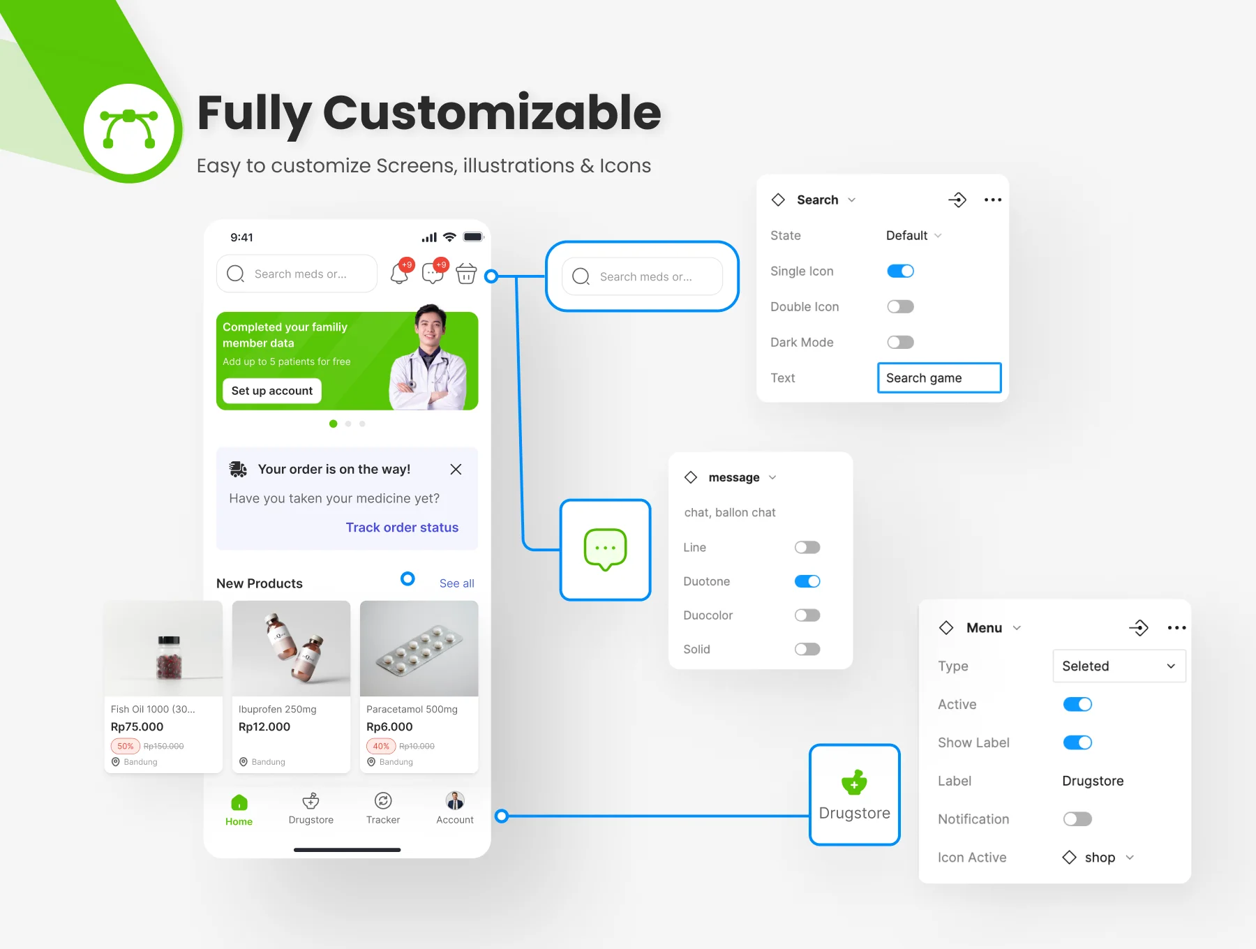 VIXA Care - Healthcare Mobile App UI Kit 4
