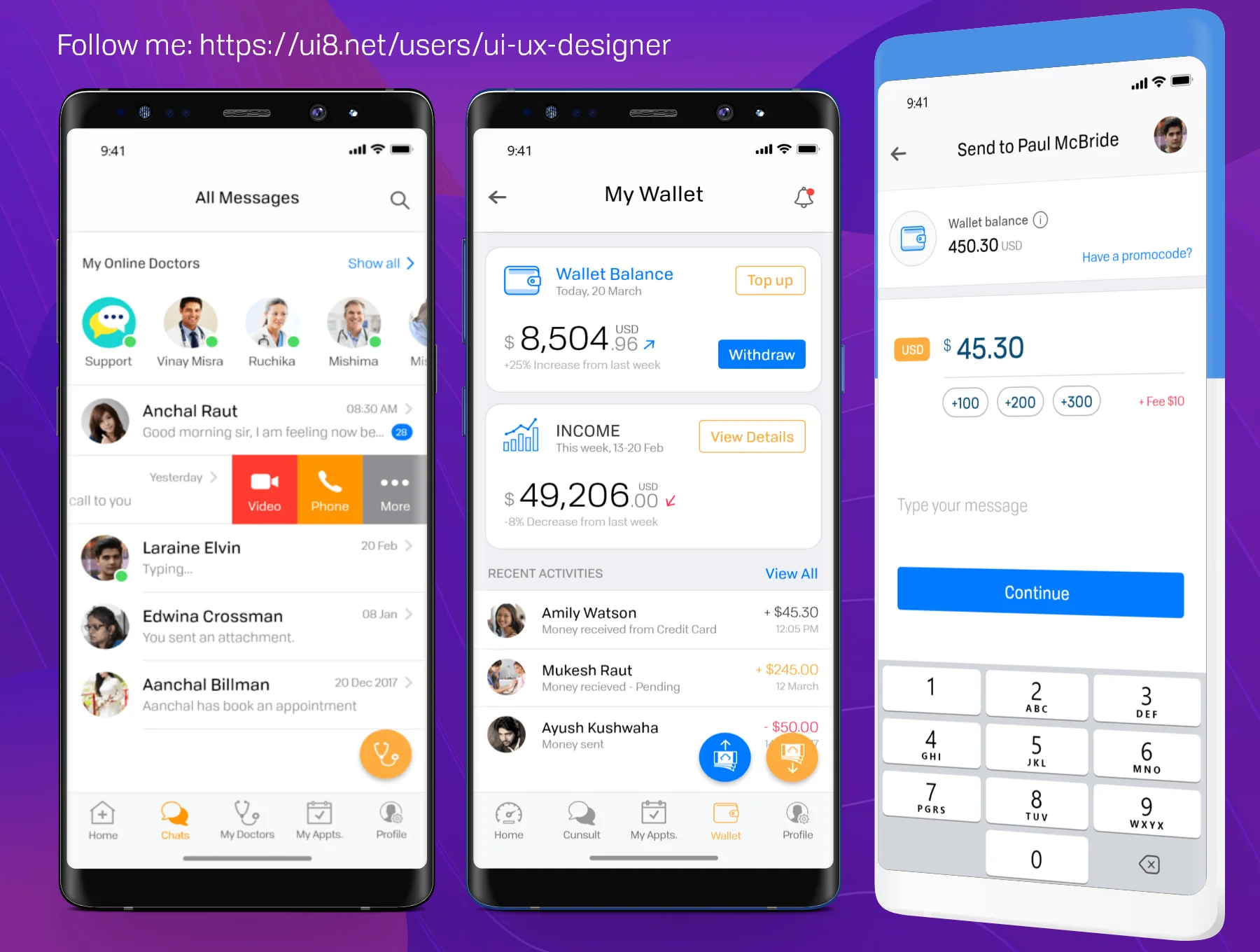 Healthcare Doctor Android UI Kit 5