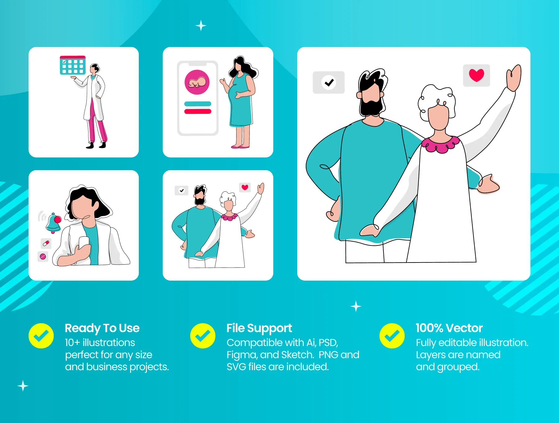 Healthcare Illustration Pack 2