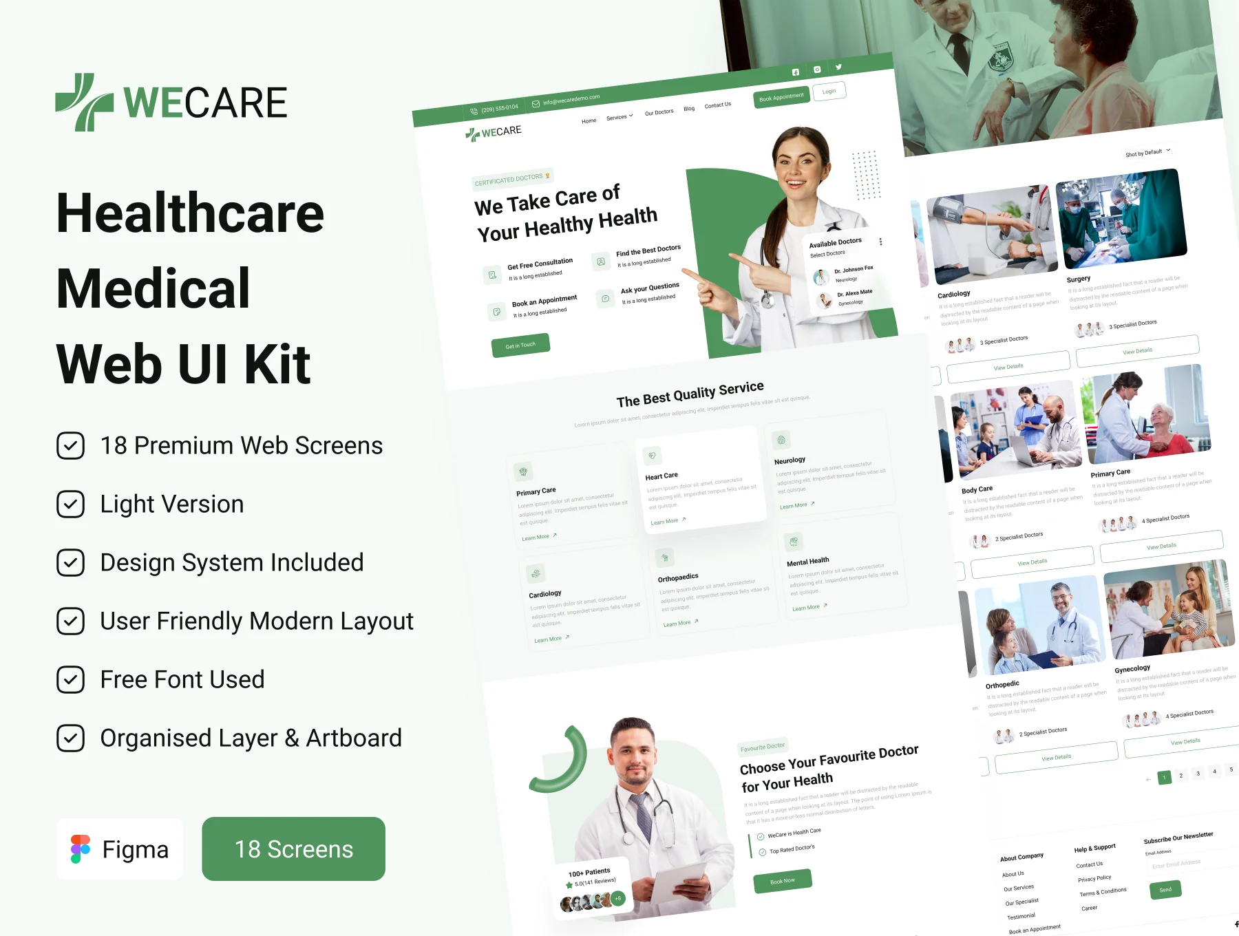Healthcare Medical Web UI Kit