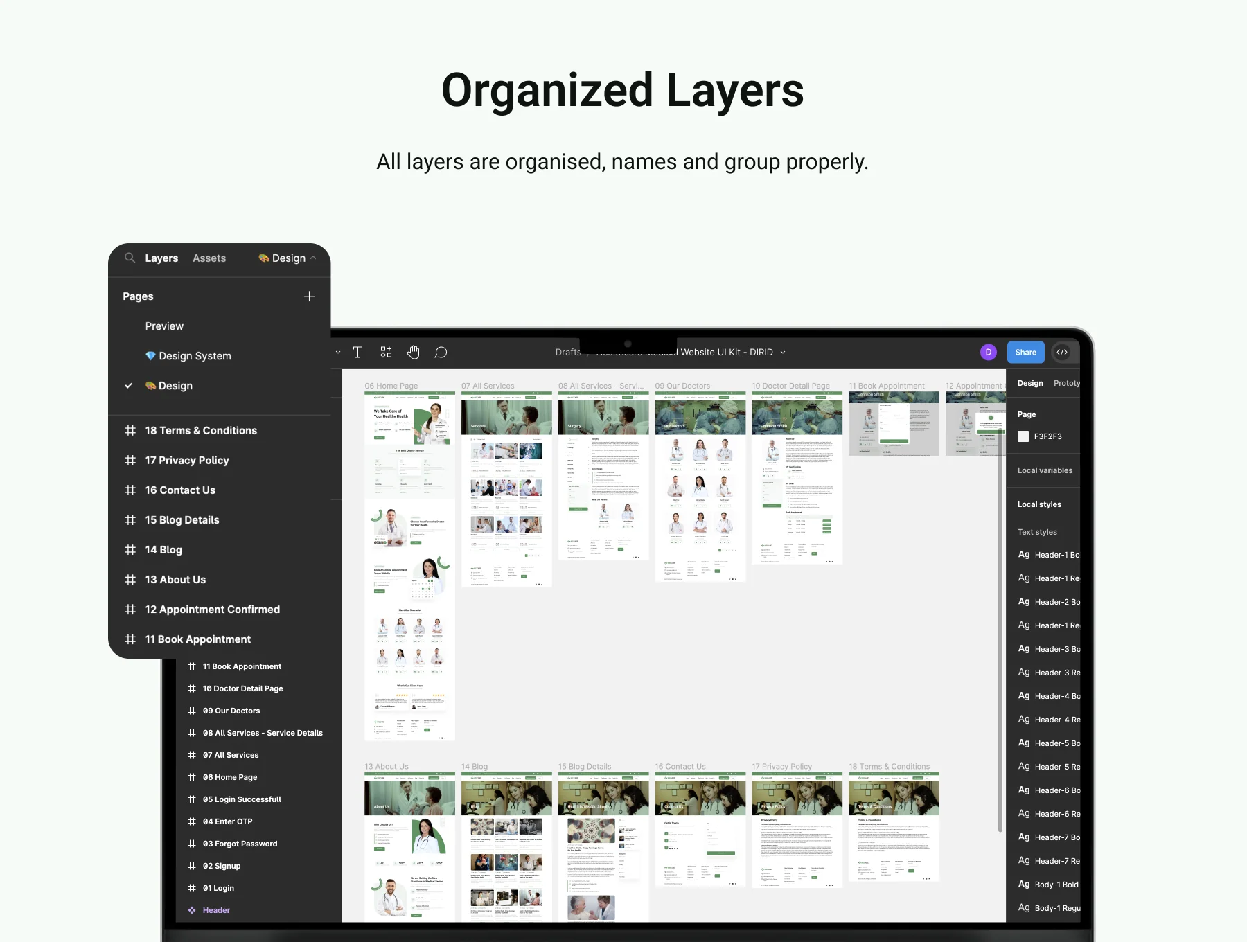 Healthcare Medical Web UI Kit 3