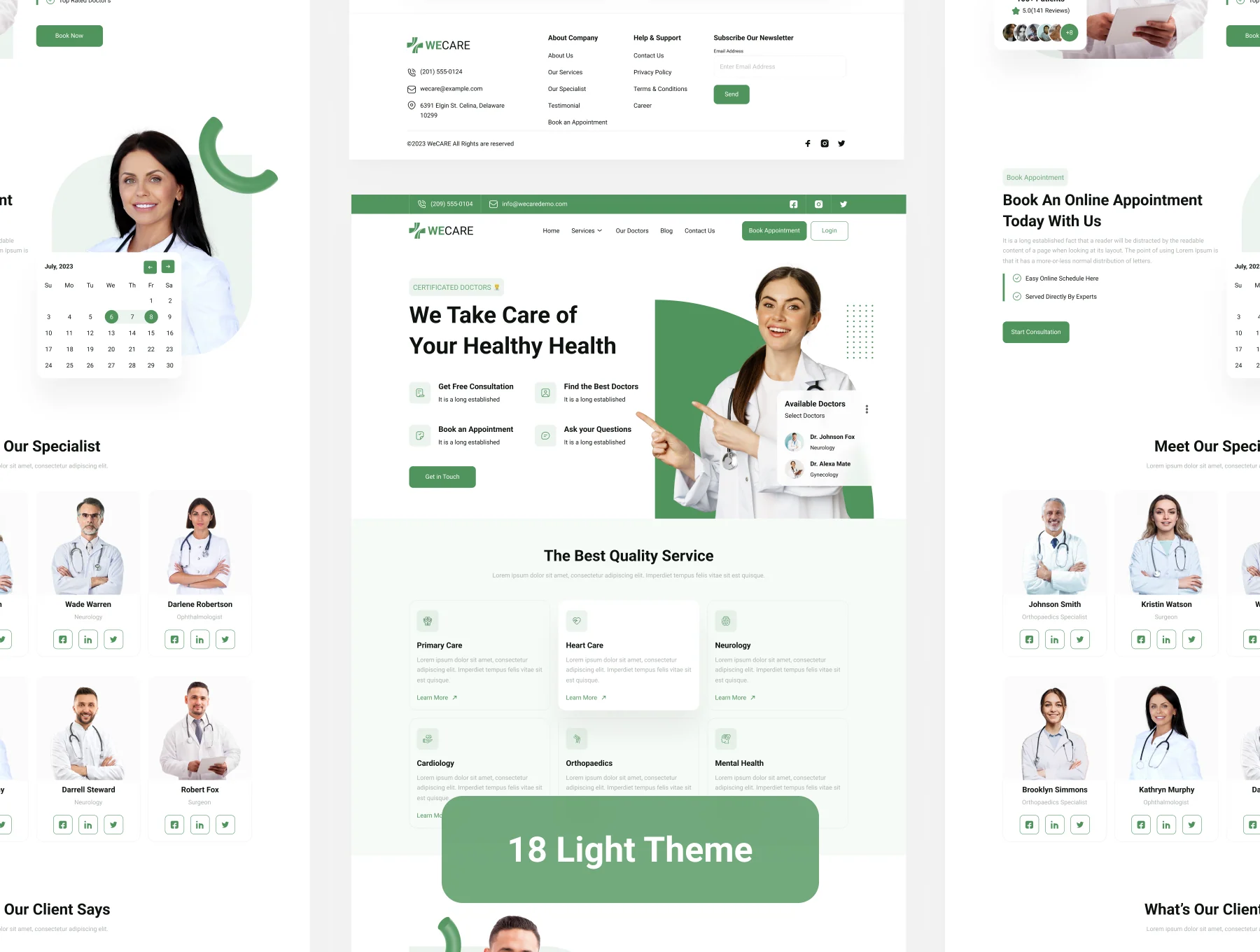 Healthcare Medical Web UI Kit 5