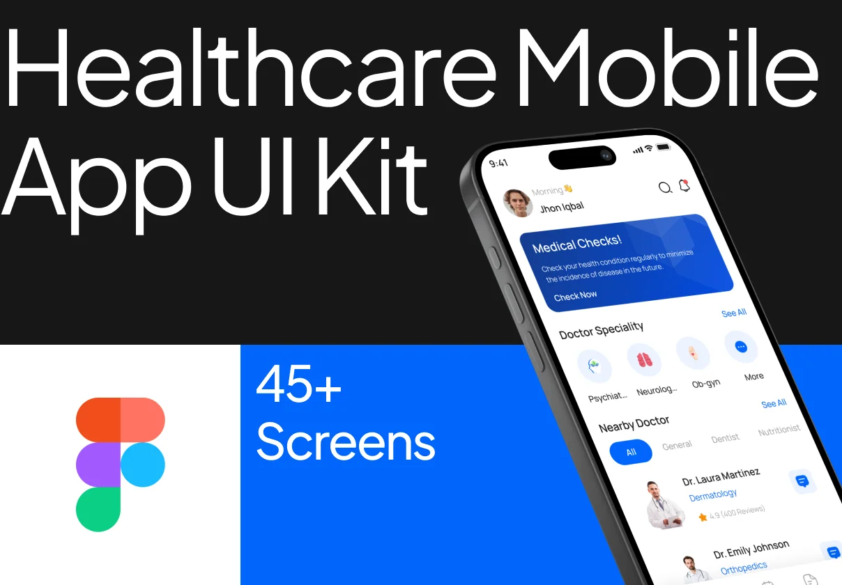 Healthcare Mobile App UI Kit