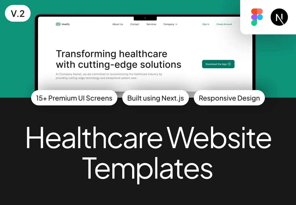Healthcare Website Templates