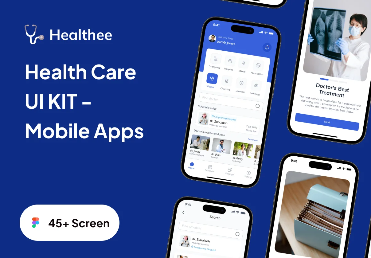 Healthee - Healthcare Mobile App UI KIT
