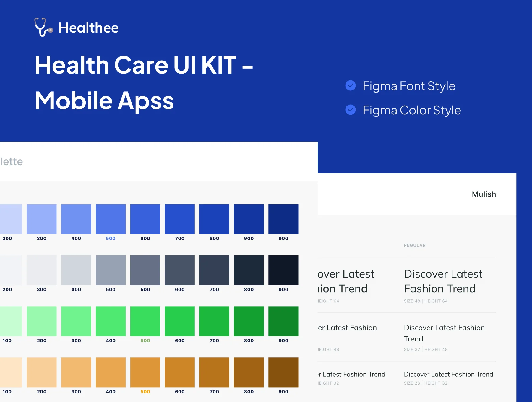 Healthee - Healthcare Mobile App UI KIT 3