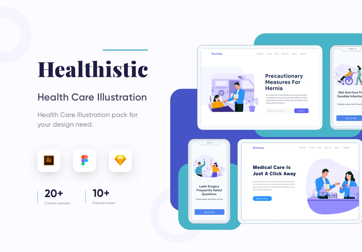 Healthisthic - Healthcare Illustration
