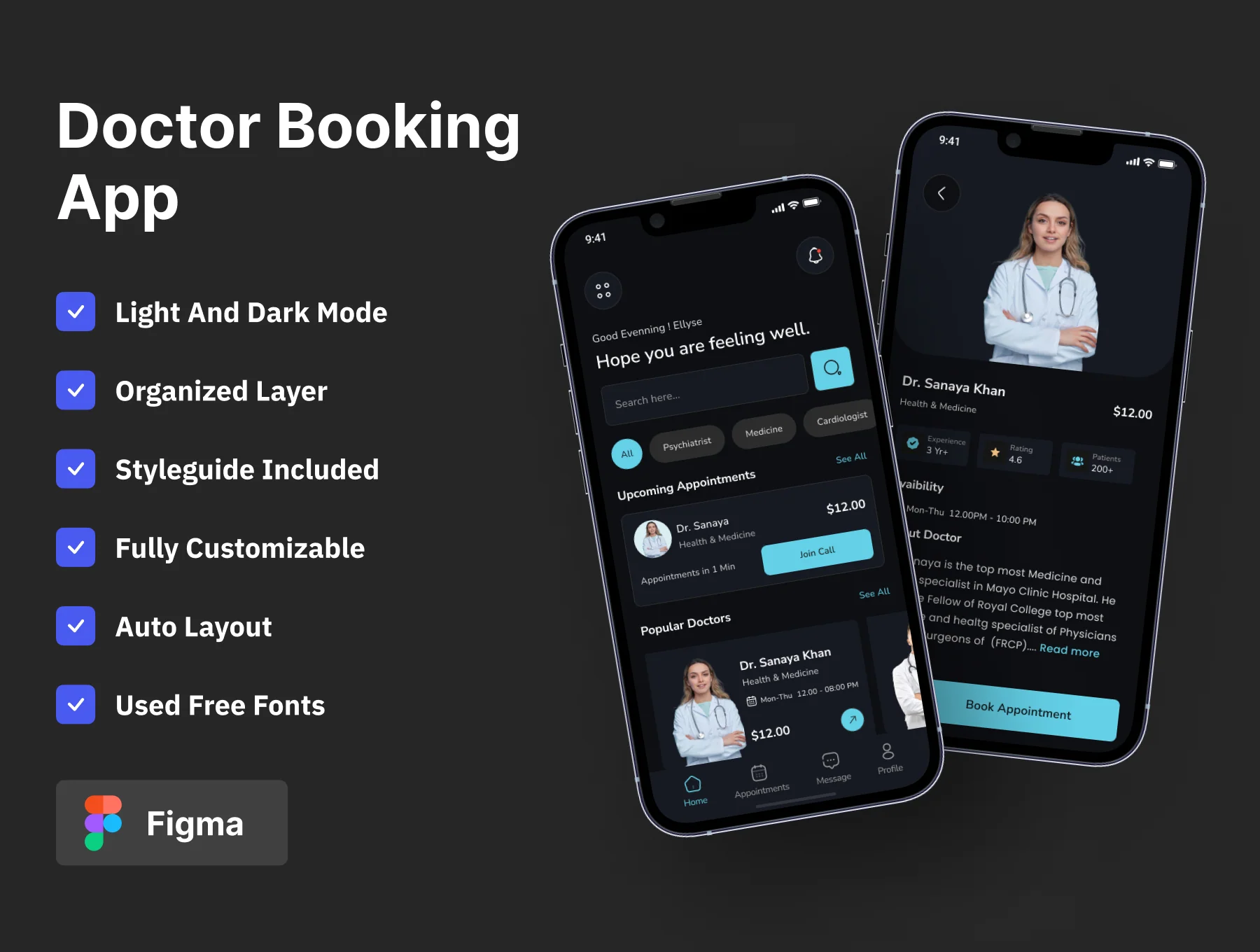 HealthMate - Doctor Appointment Booking App UI Kit 5
