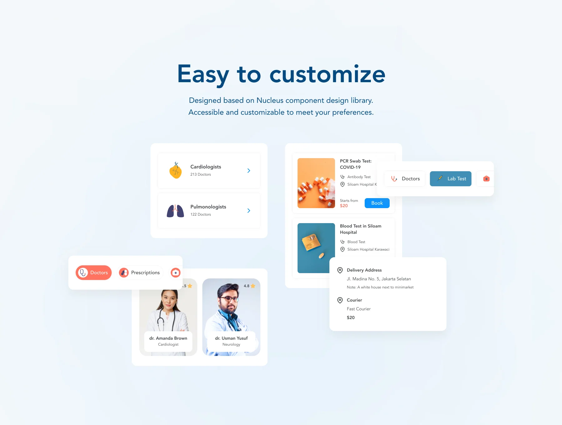 Healthpedia – Medical mobile app design UI Kit 4