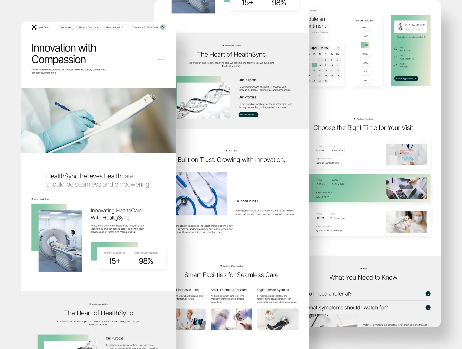 HealthSync - Medical Center Web UI 6