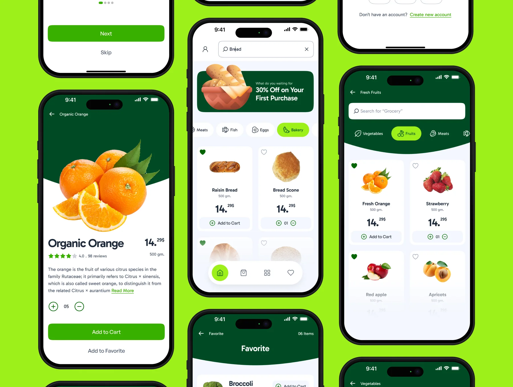 Healthy Mart - Grocery App : iOS Ui Kit 4