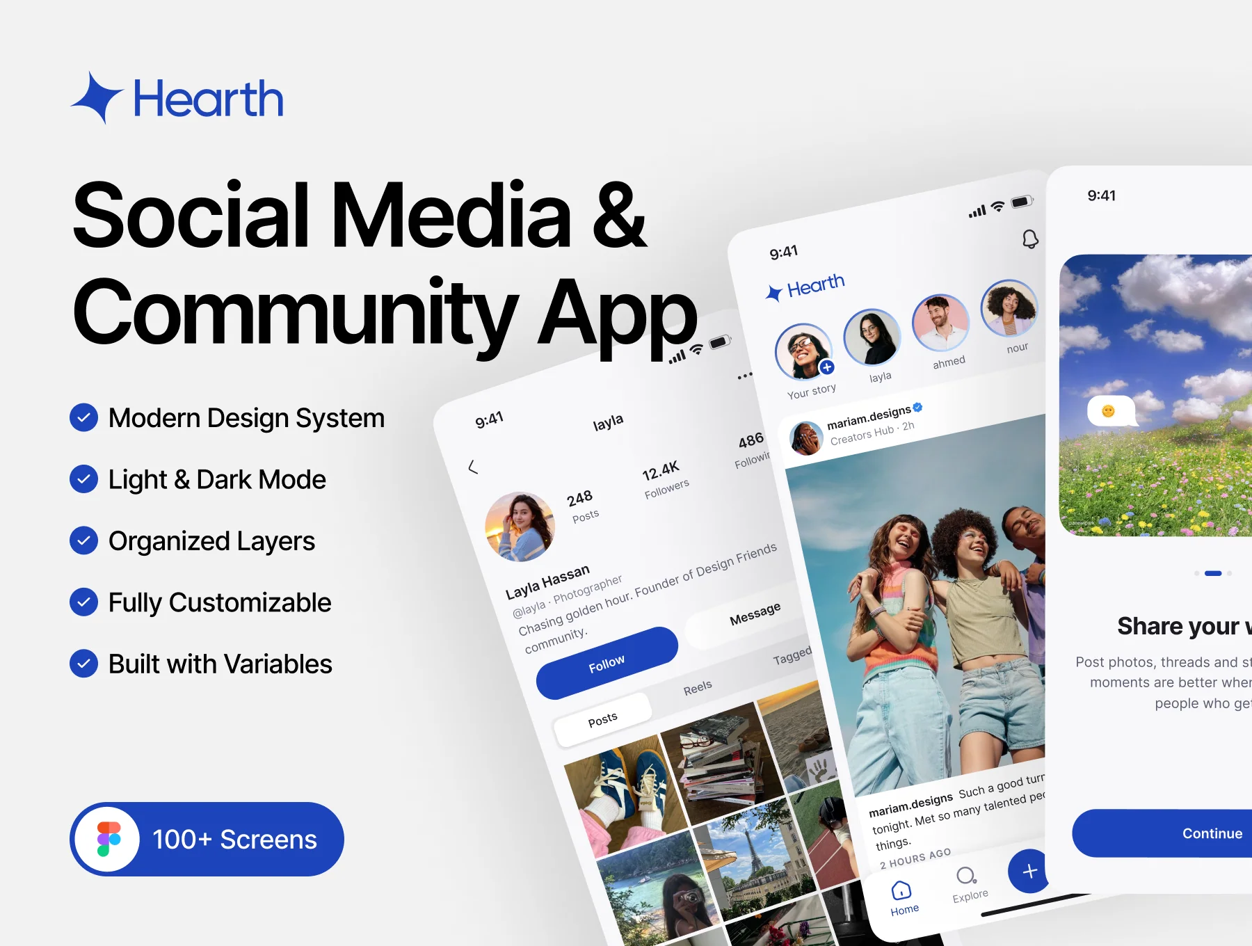 Hearth - Social Media & Community App