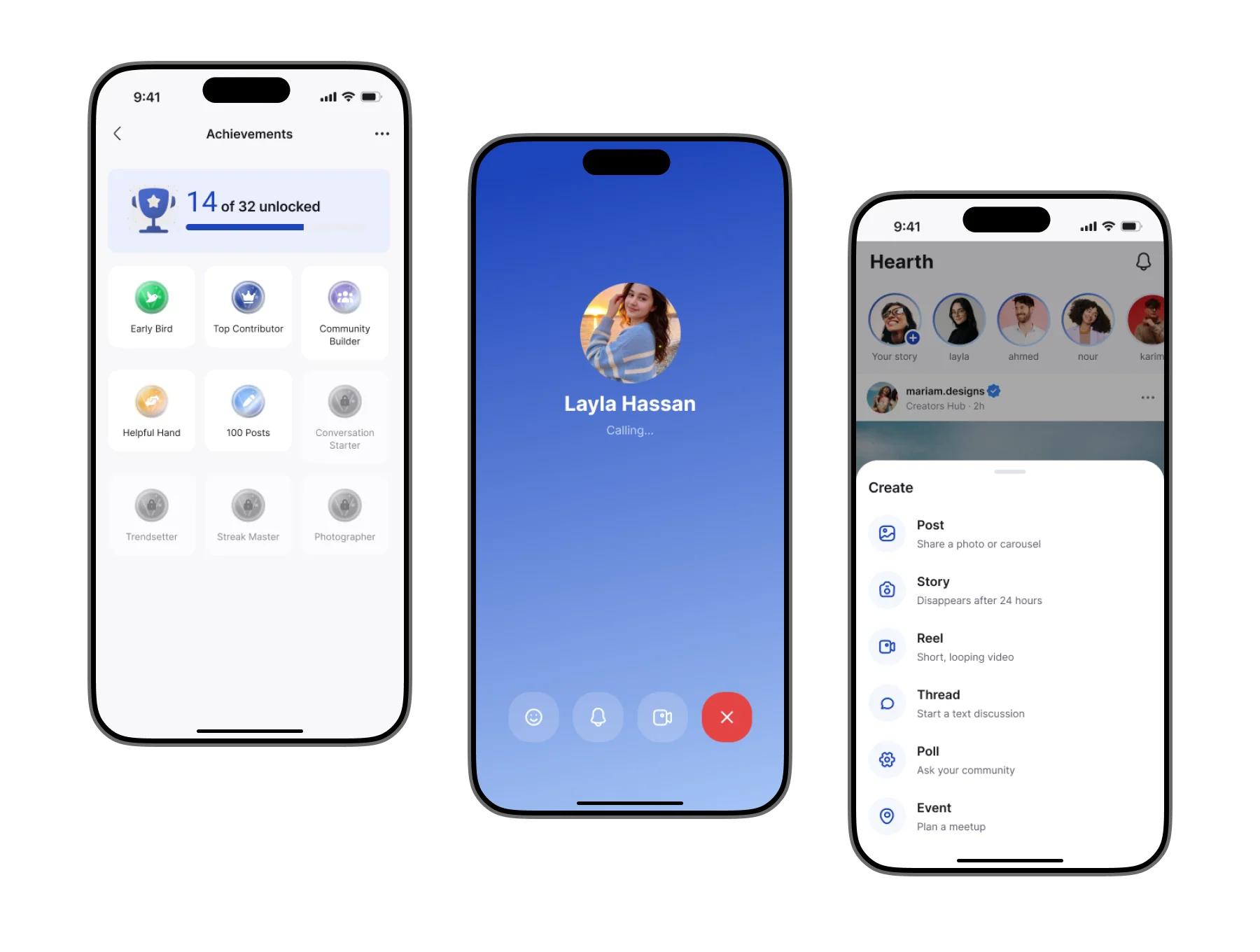 Hearth - Social Media & Community App 8