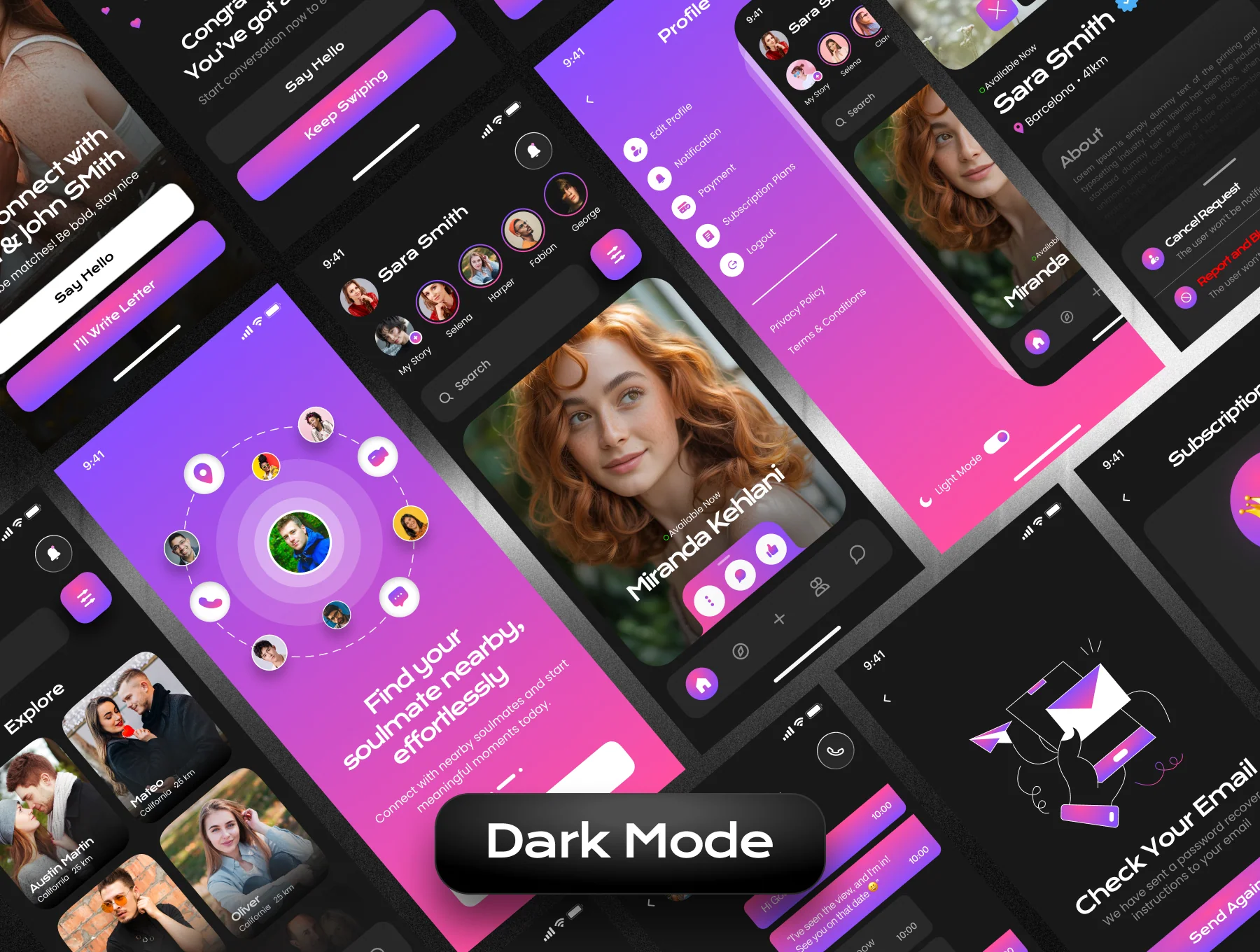 Heartly — Modern Dating App UI Kit 4