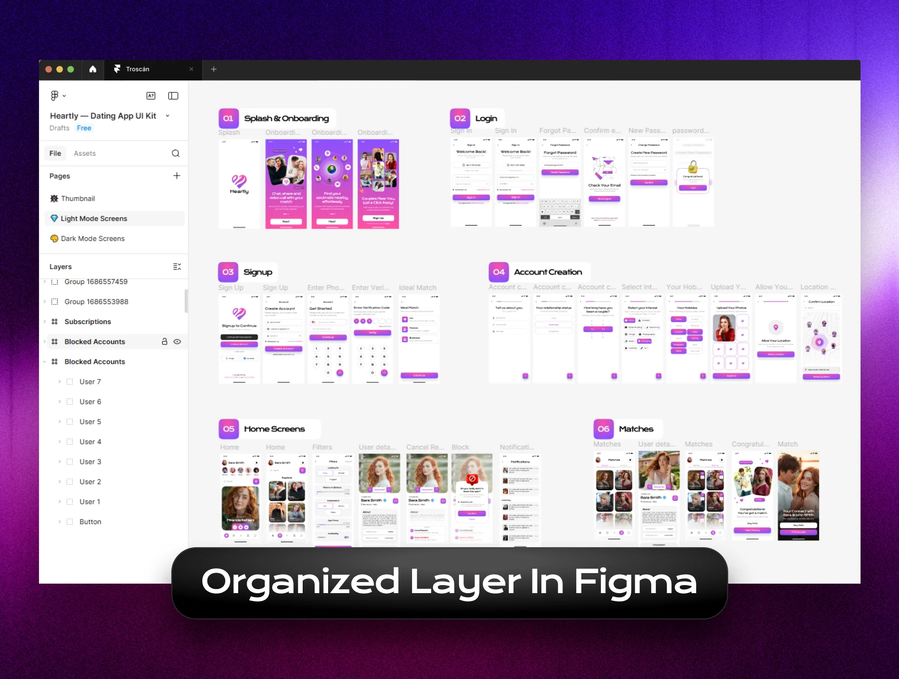 Heartly — Modern Dating App UI Kit 5
