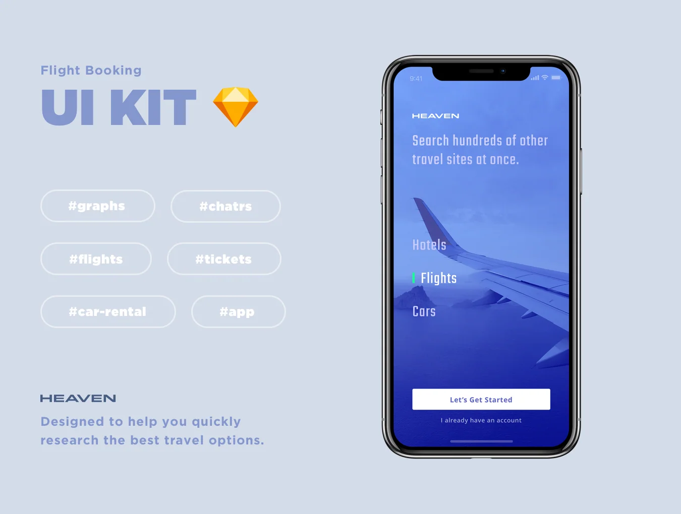 Heaven Mobile UI Kit 2