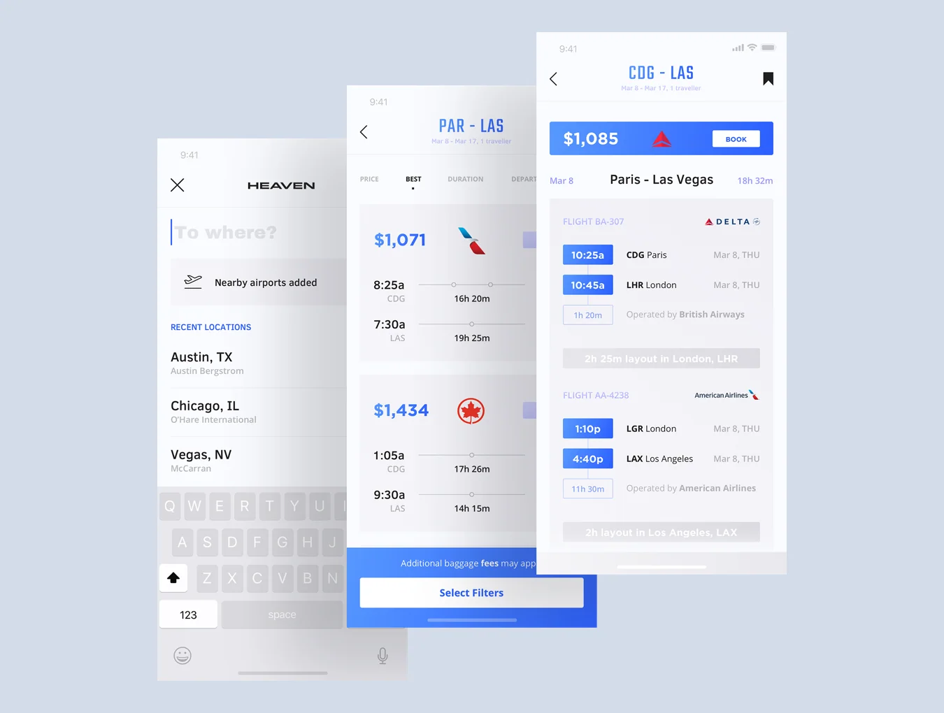Heaven Mobile UI Kit 4
