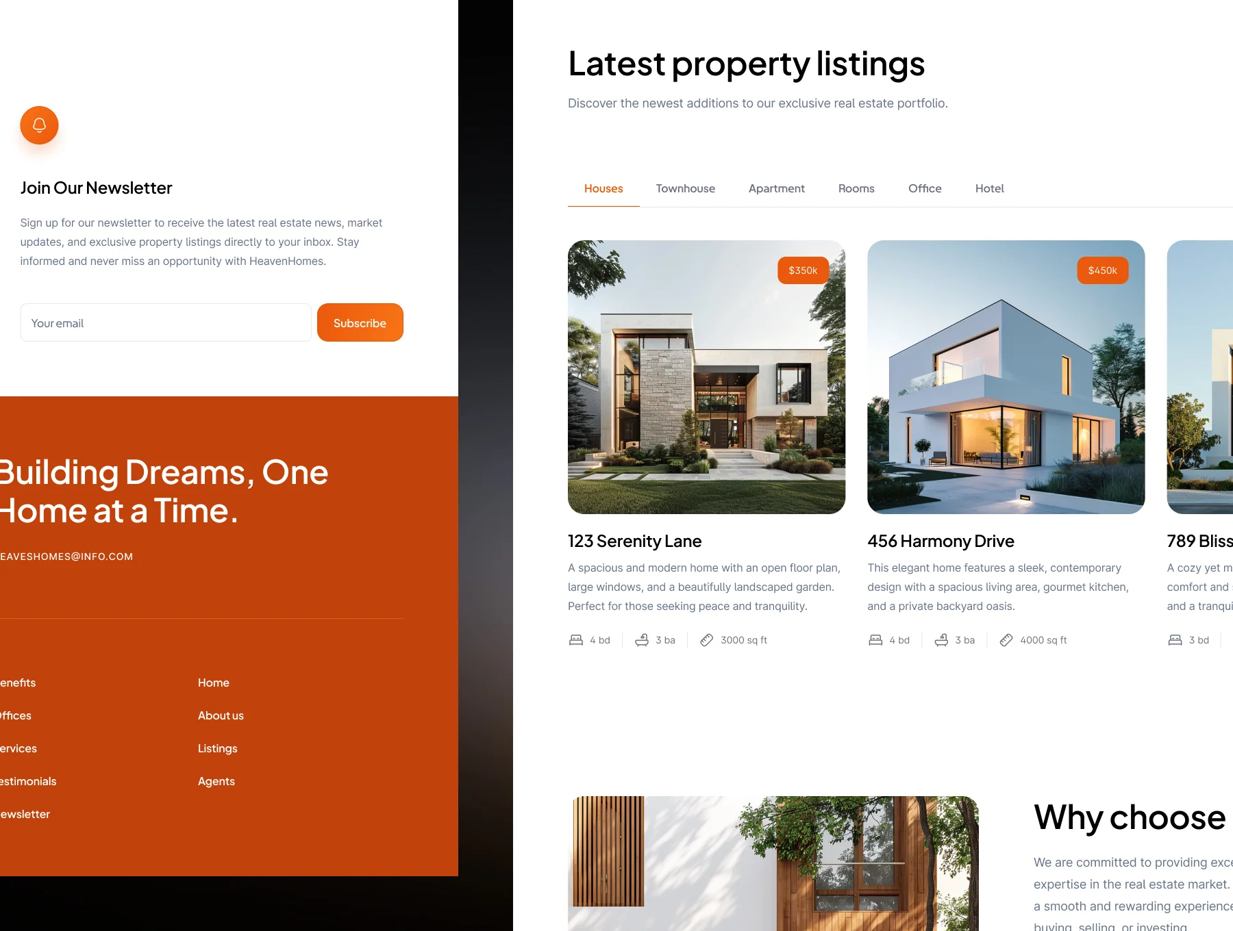 HeavenHomes - Real Estate Template 2