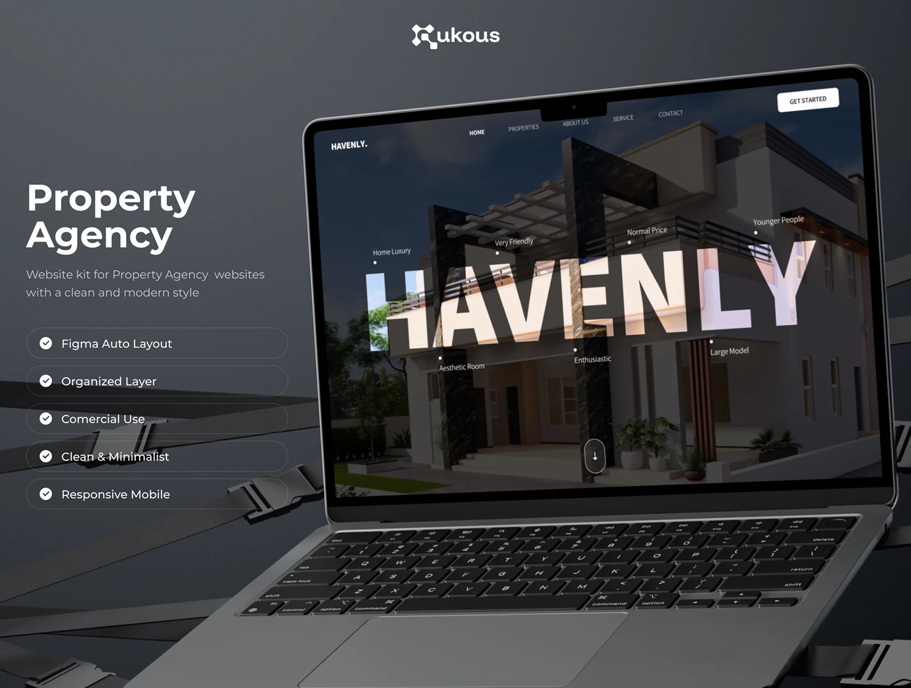 Heavenly - Property Agency Website UI KIT