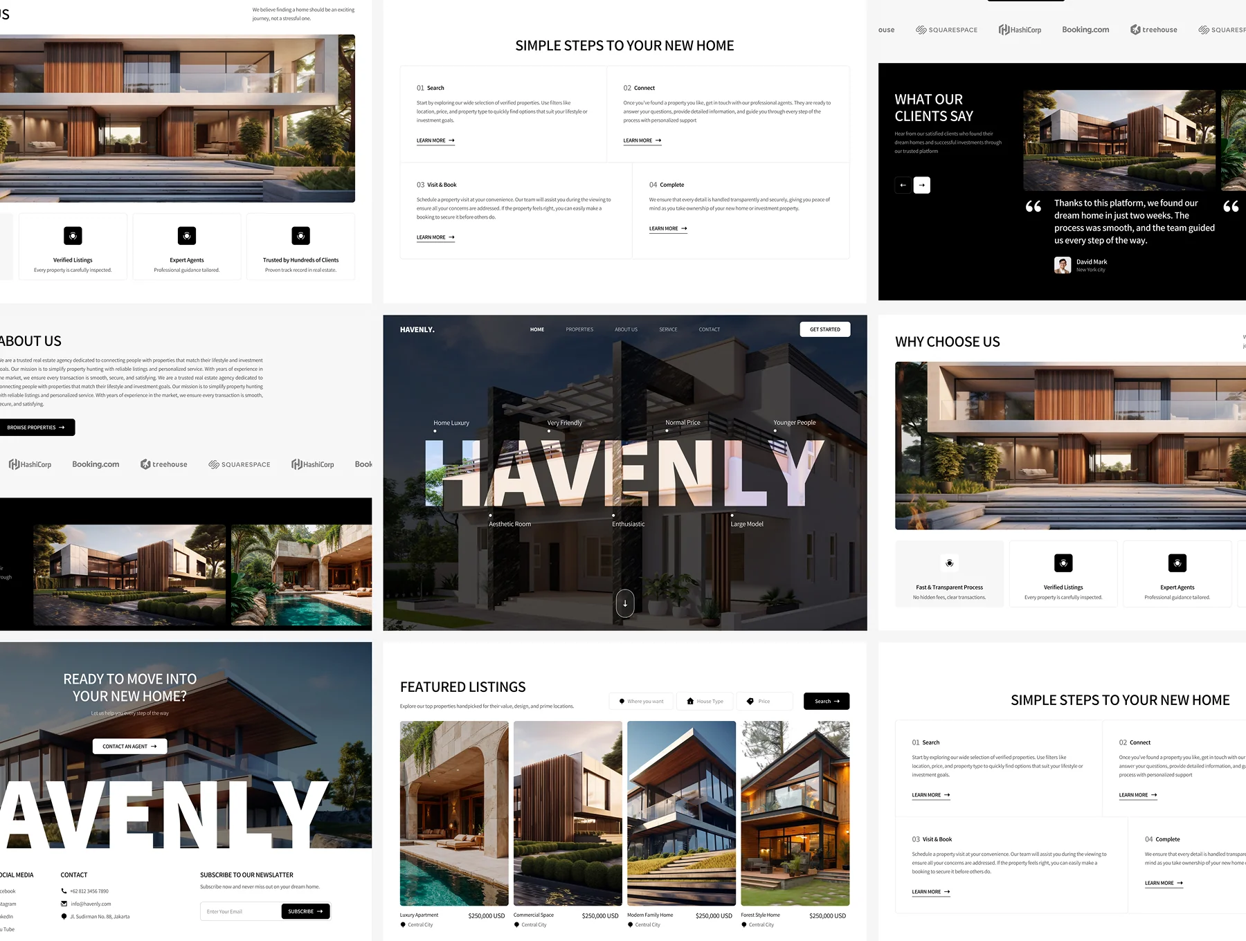 Heavenly - Property Agency Website UI KIT 3