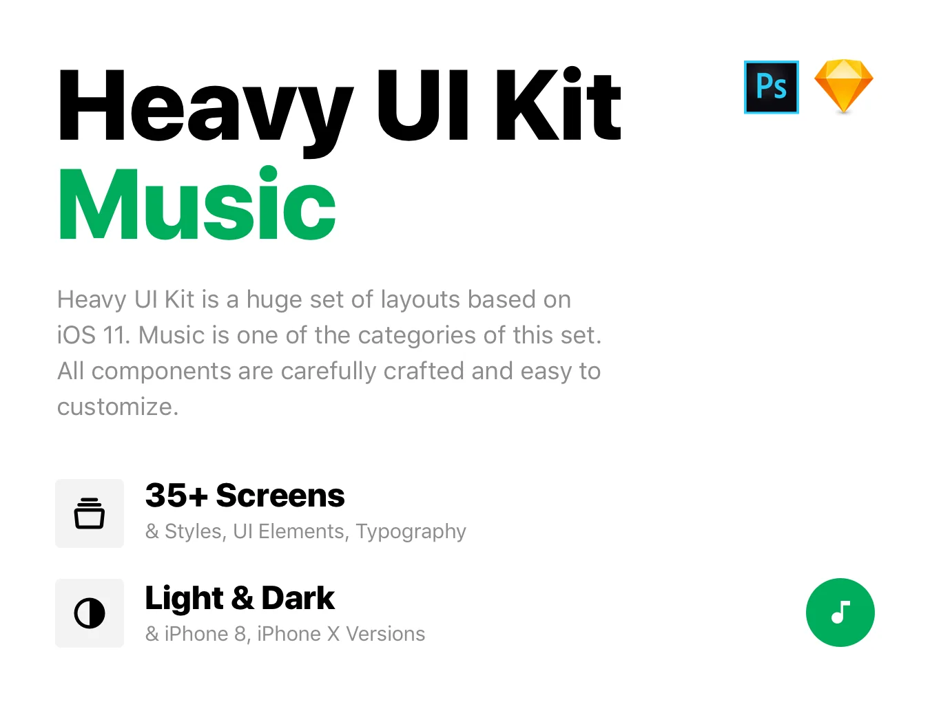 Heavy UI Kit Music