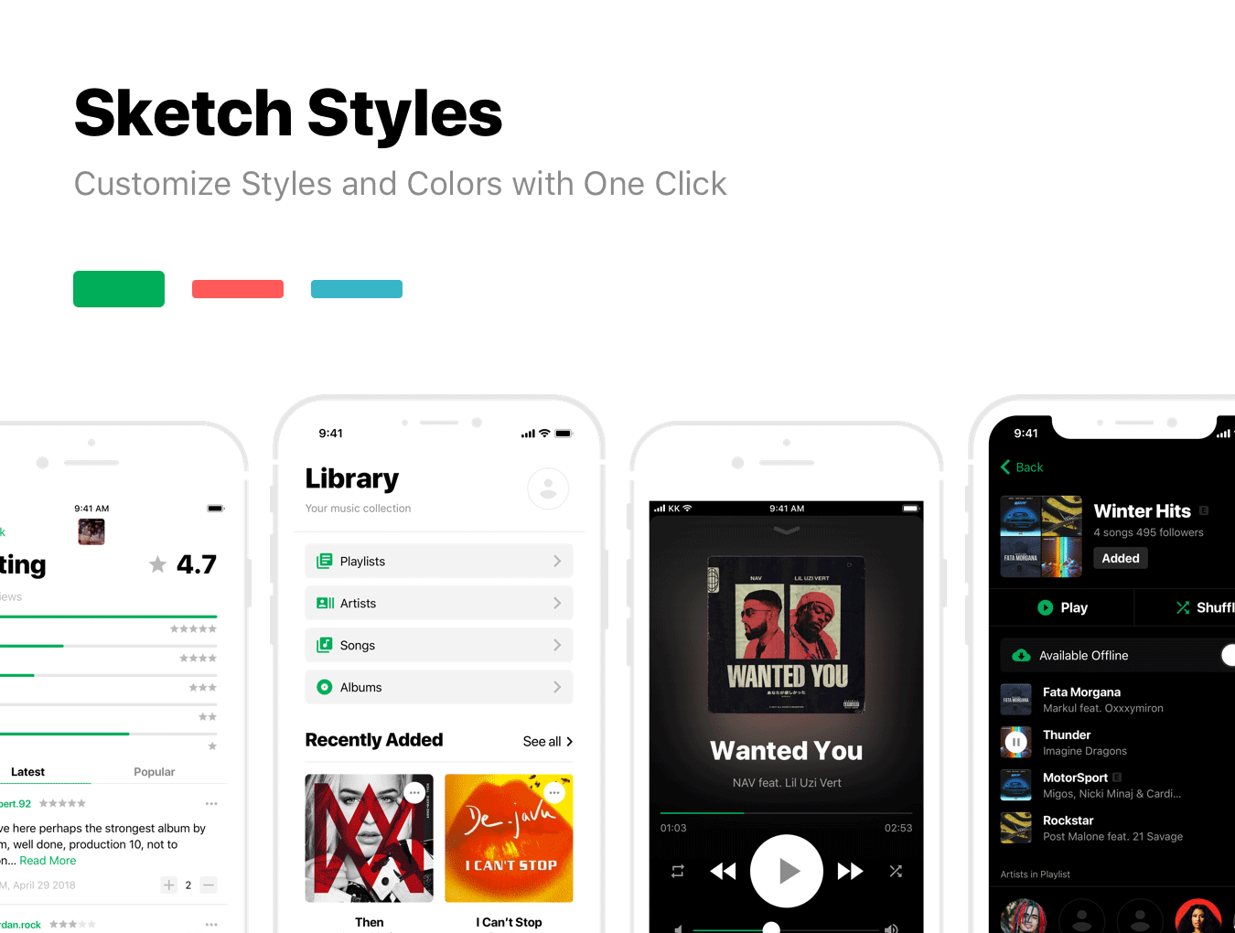 Heavy UI Kit Music 2