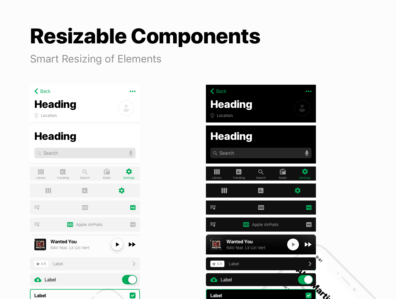 Heavy UI Kit Music 3