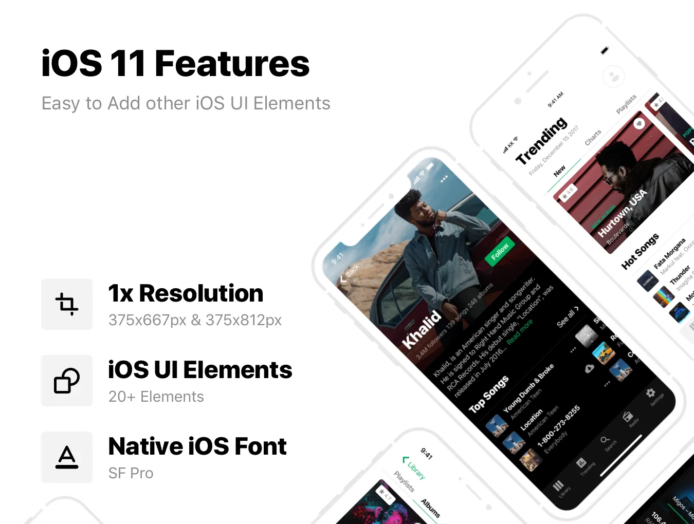 Heavy UI Kit Music 4