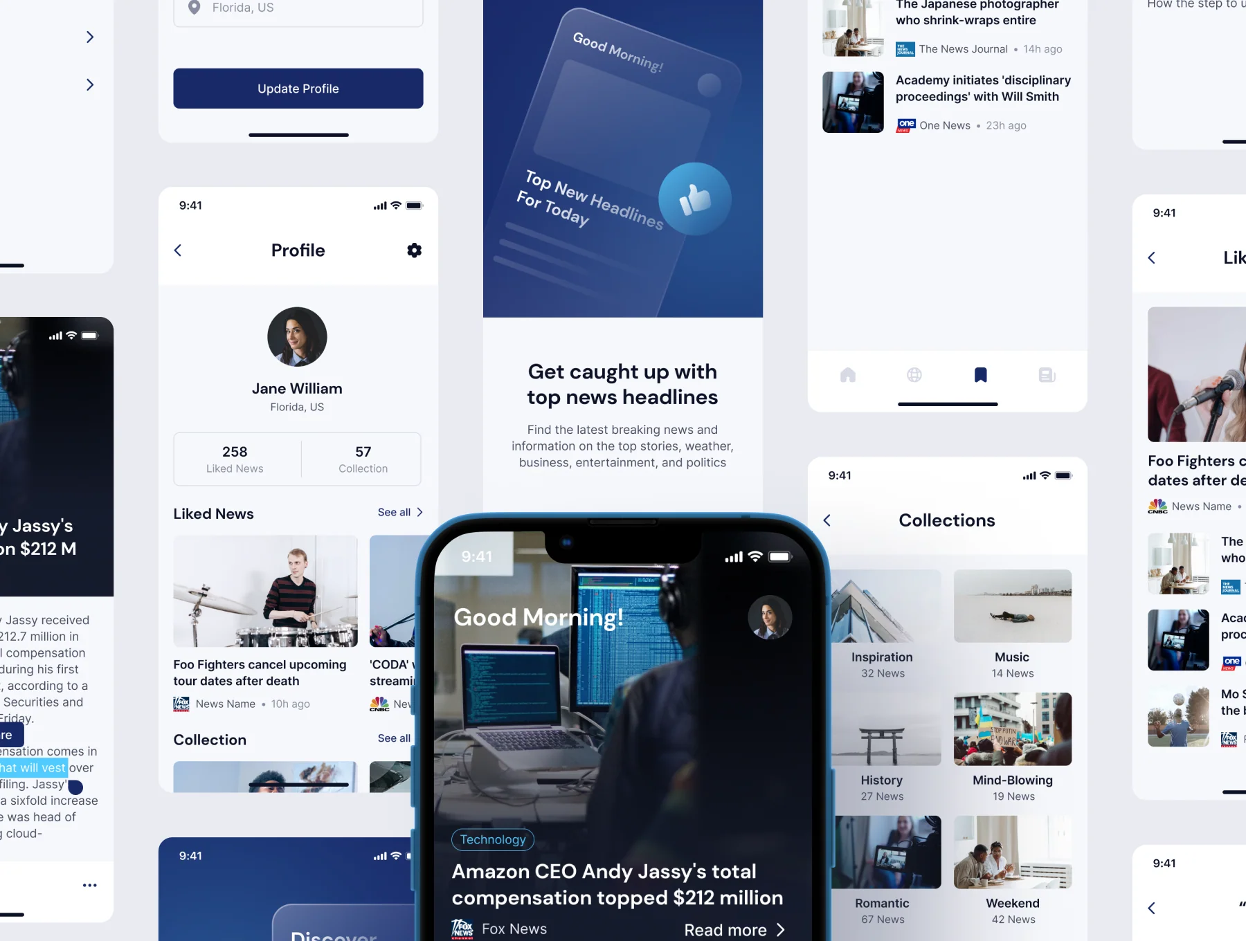 Hednews - News Portal App UI Kit 4