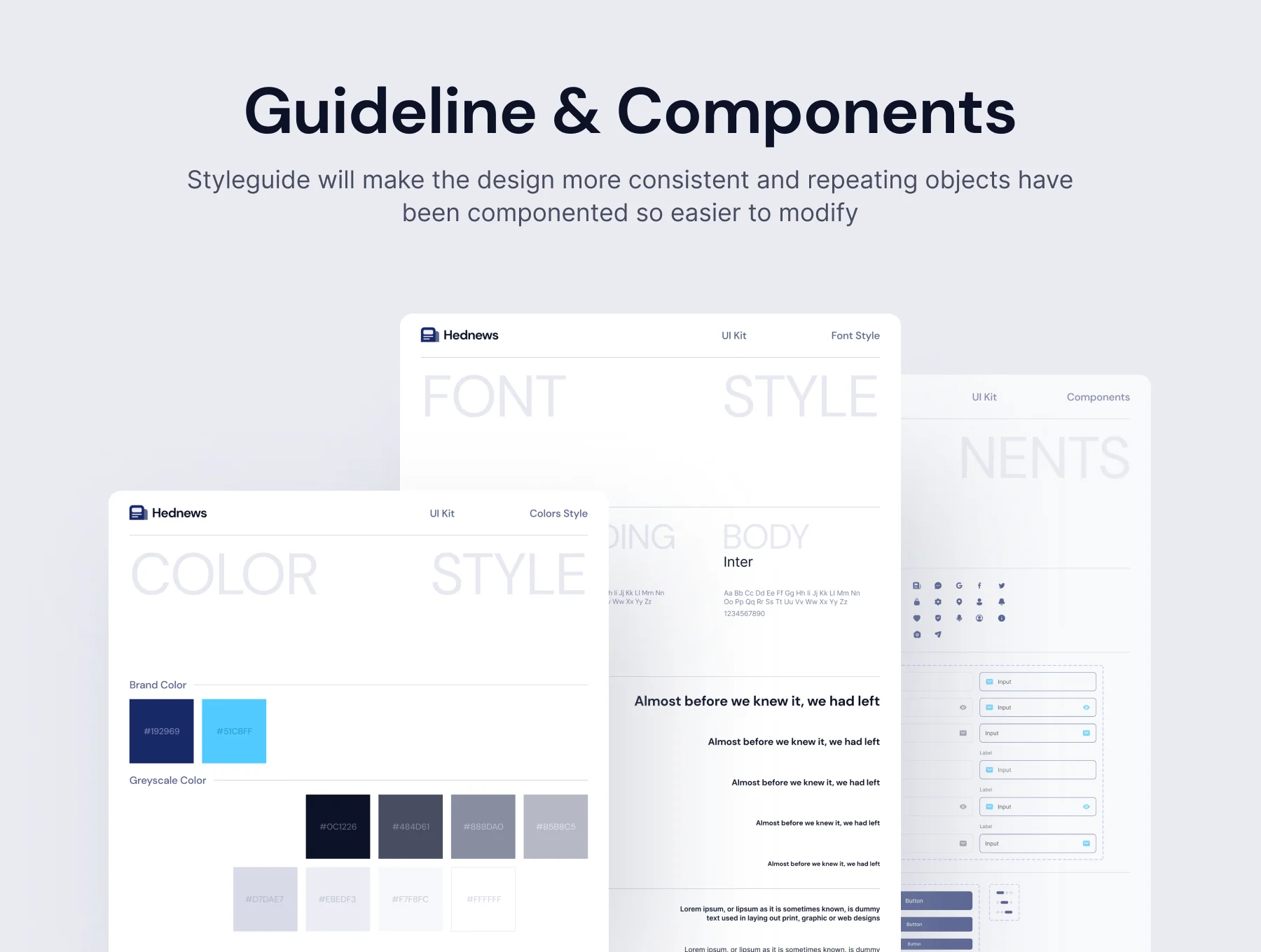 Hednews - News Portal App UI Kit 5