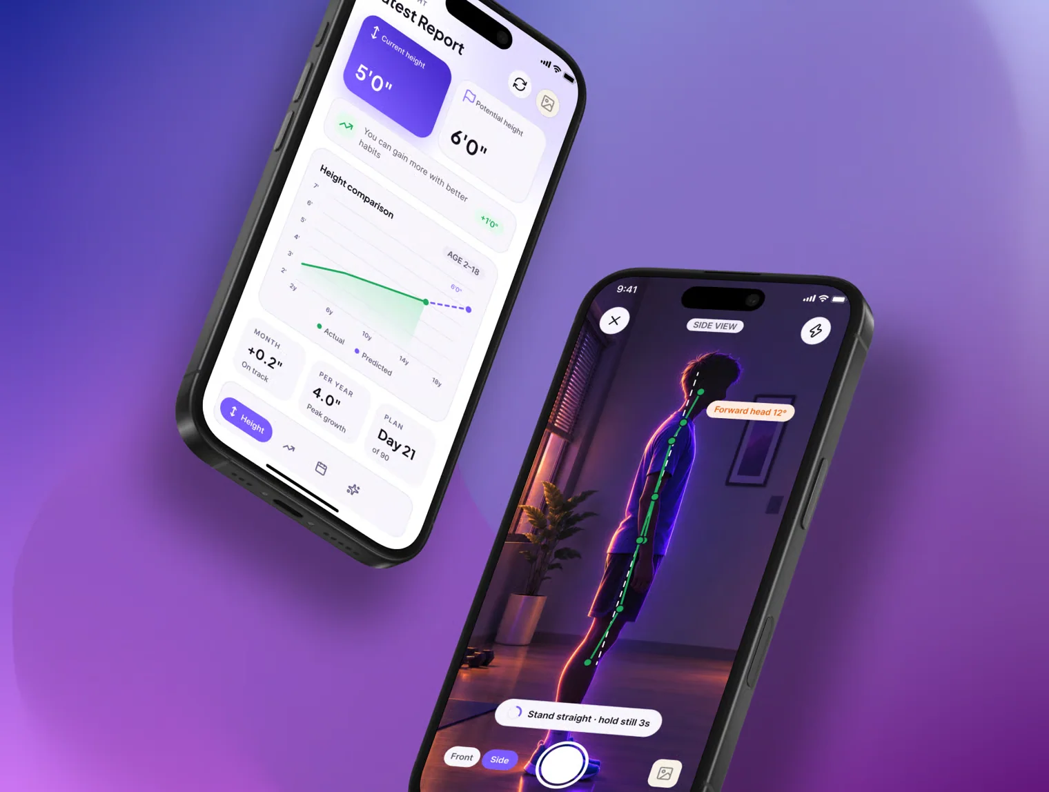Height AI - AI Height Maximizer App - Mobile UI Kit 2