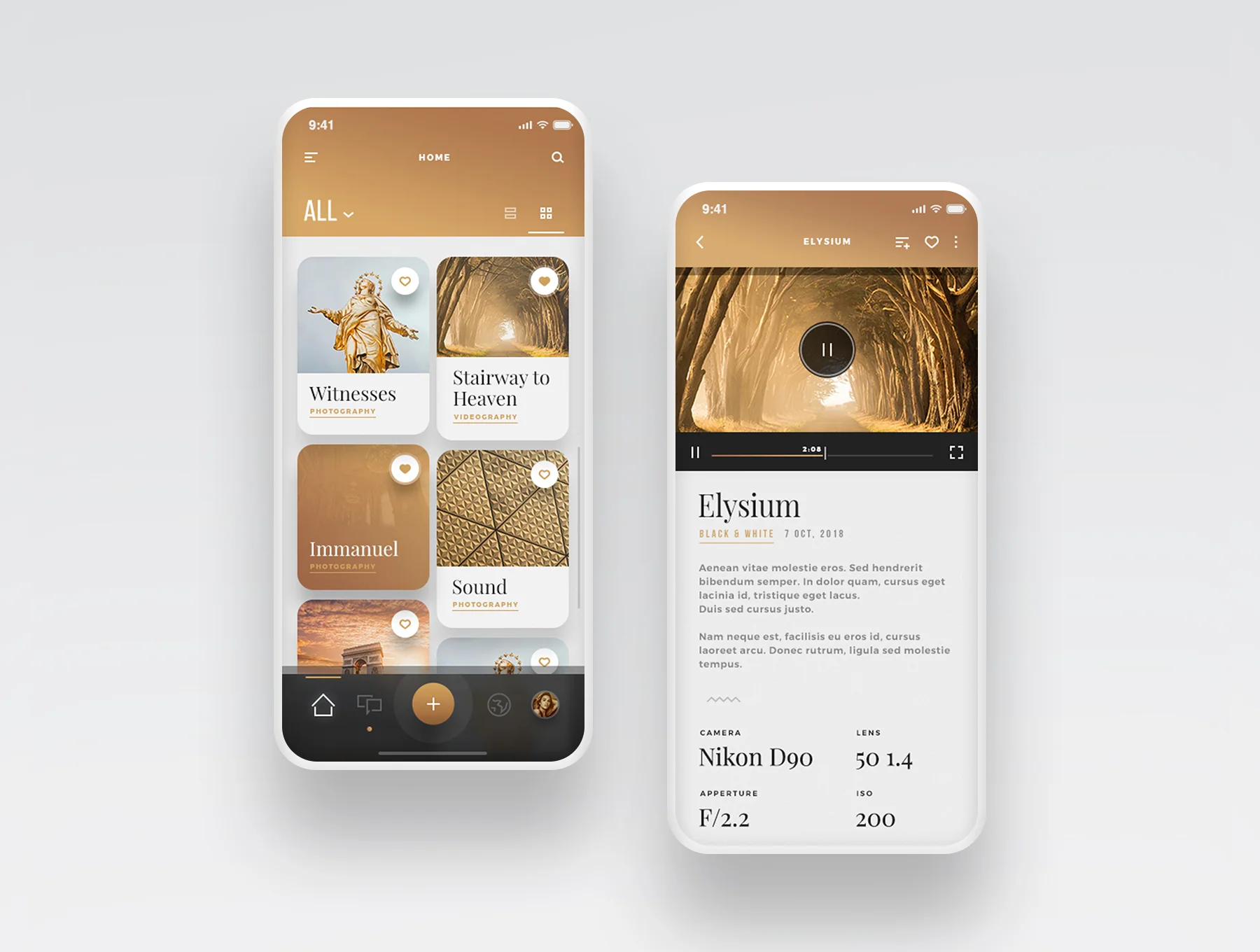 Helen - Portfolio & Gallery UI Kit 9