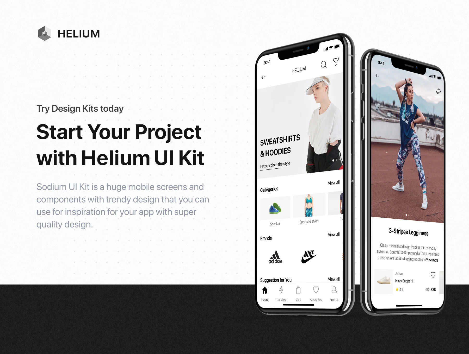 Helium - Fashion Shop UI Kit 4