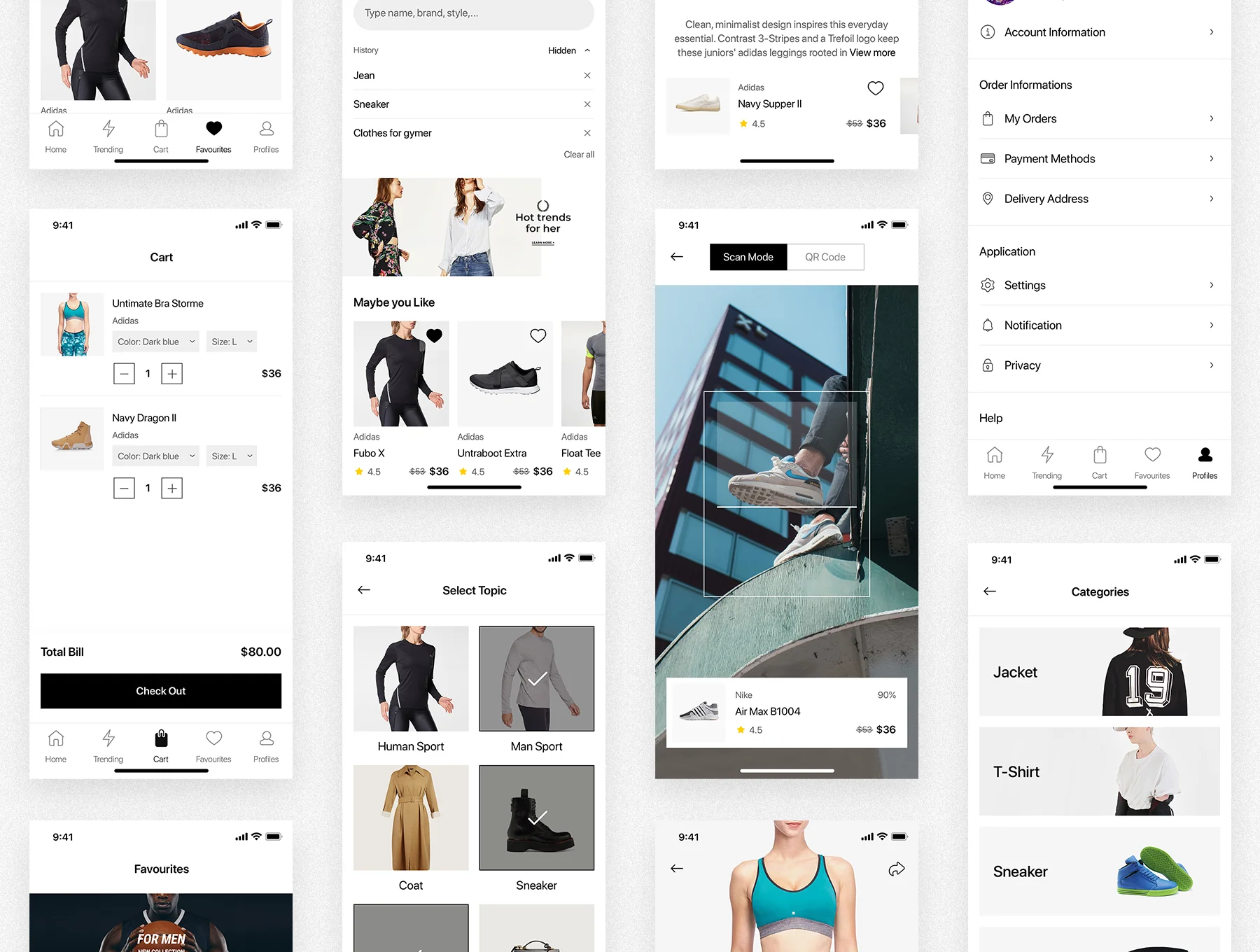 Helium - Fashion Shop UI Kit 8