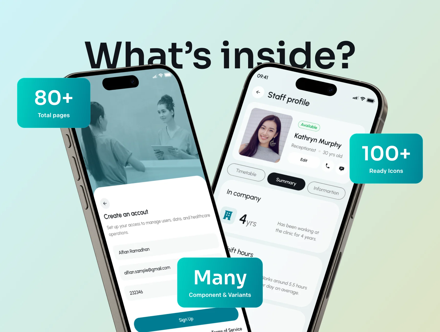 Helixes - Multipurpose Healthcare Management Dashboard App UI Kit 4