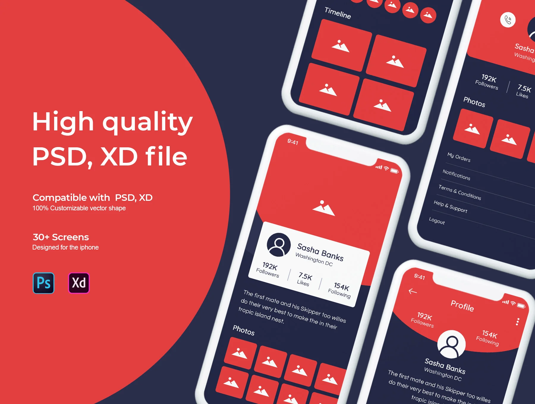 Hellin Mobile Wireframe Kit 3
