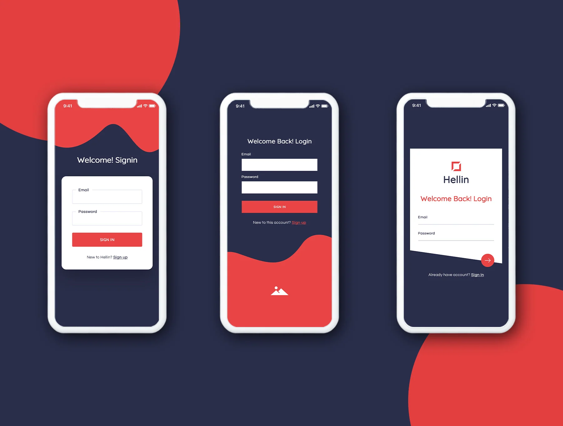 Hellin Mobile Wireframe Kit 4