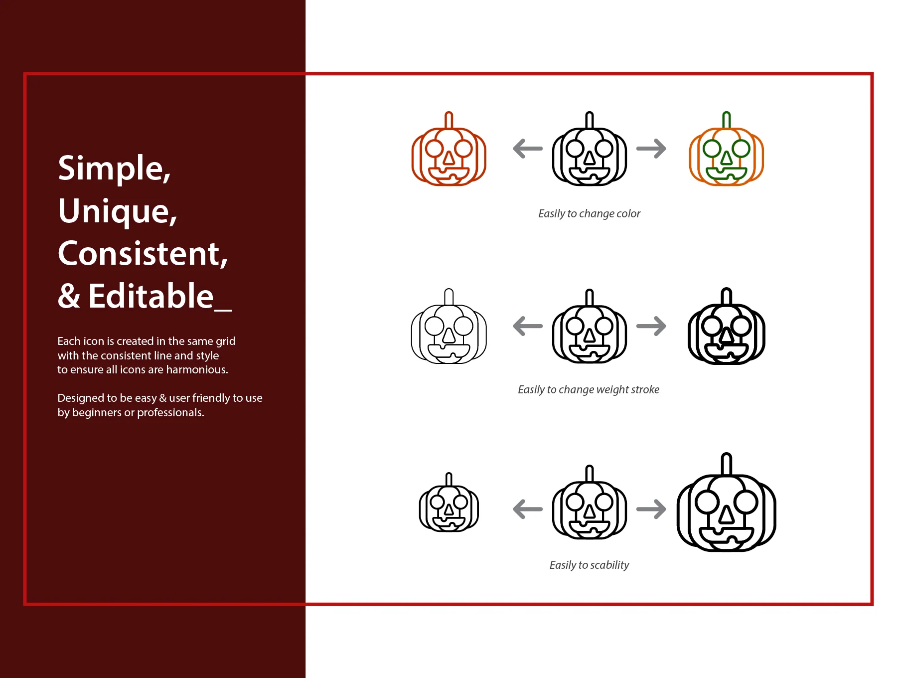 25 Helloween Lineart Icons Set 3